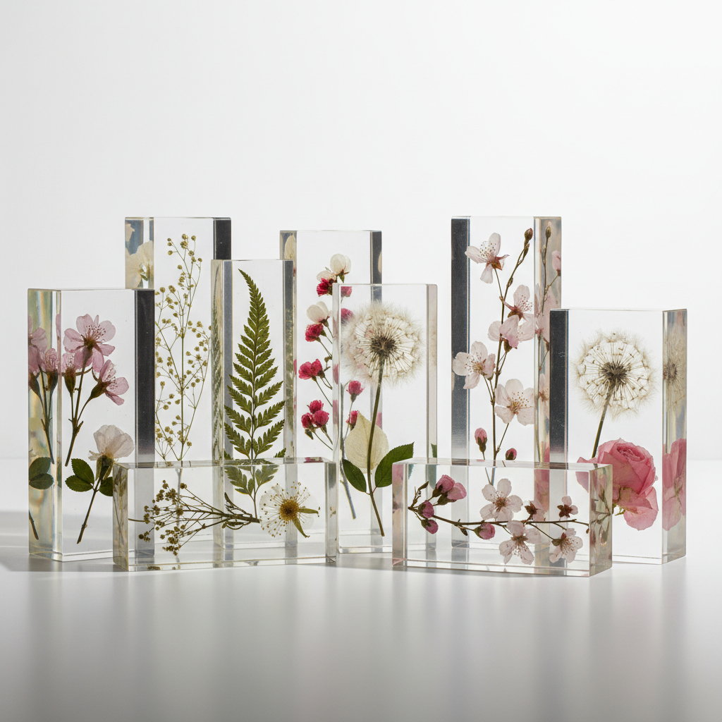 투명 식물 표본